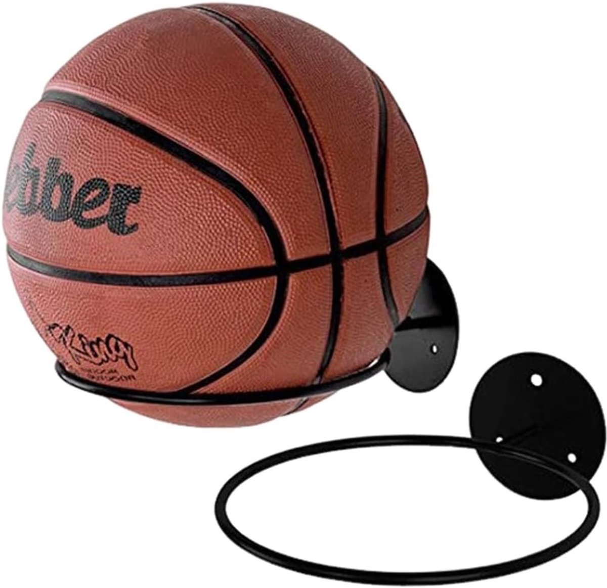 Muurbeugel voor Sportballen, Geschikt voor Basketbal, Voetbal en Volleybal, 1 Stuk
