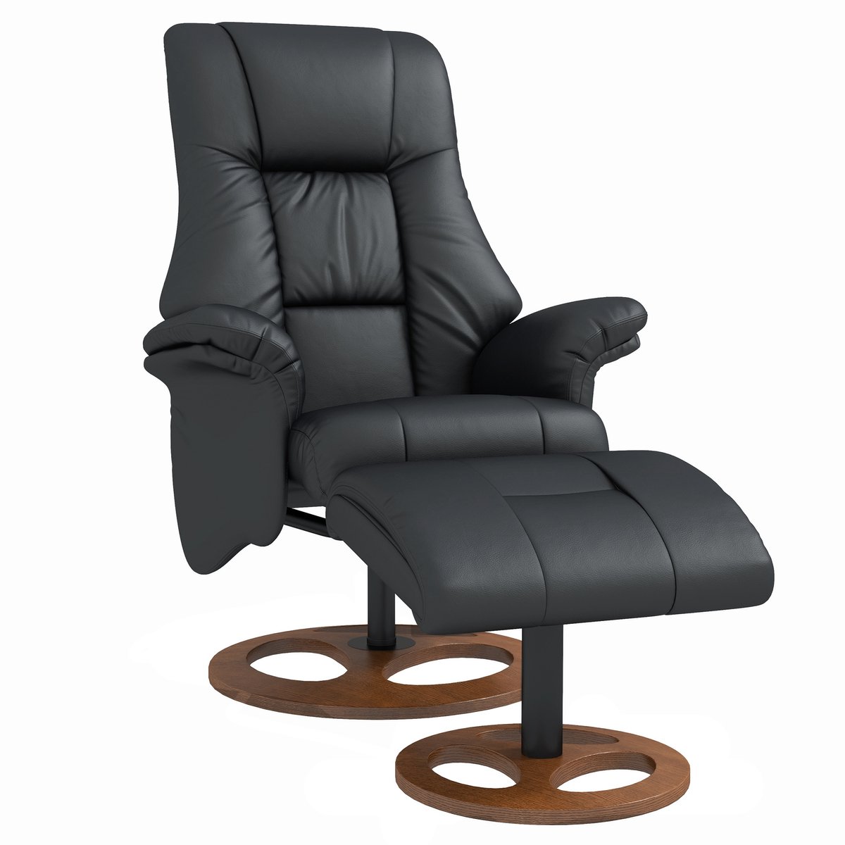 HOMCOM Massagesessel mit Fußhocker 839-851V80