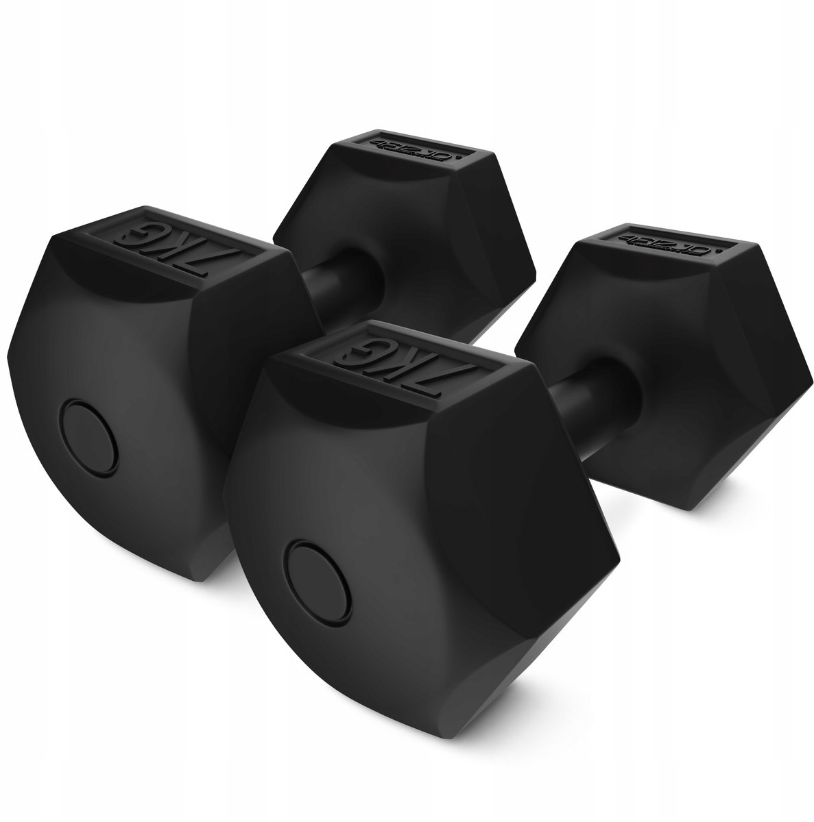 Halters Bitumineus 2x7kg - krachttraining & fitness