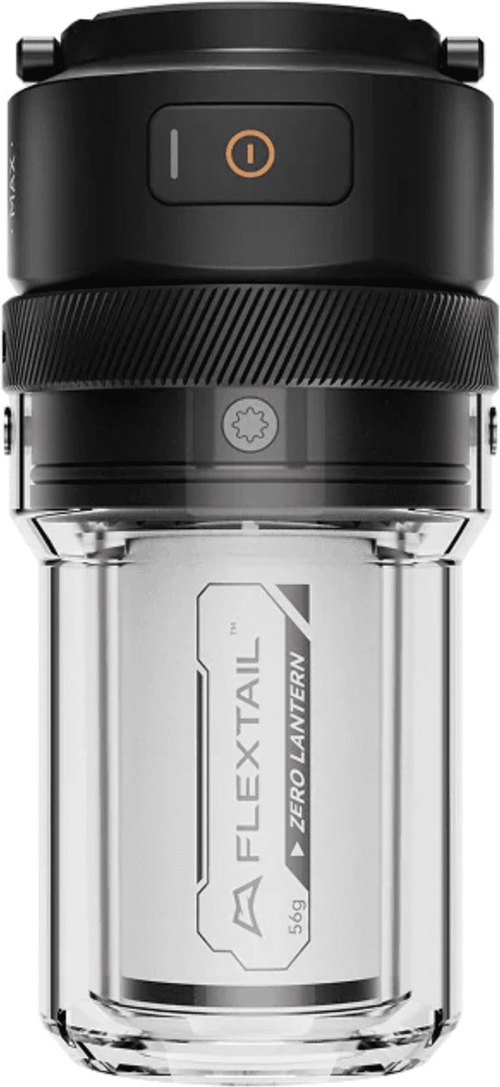 Flextail ZERO LANTERN 56g | 2-in-1 Campinglamp en Zaklamp | 300 Lumen | USB-C Oplaadbaar | Tot 35 Uur Gebruik | IPX5 Waterbestendig | 1100 mAh | 4 Lichtmodi