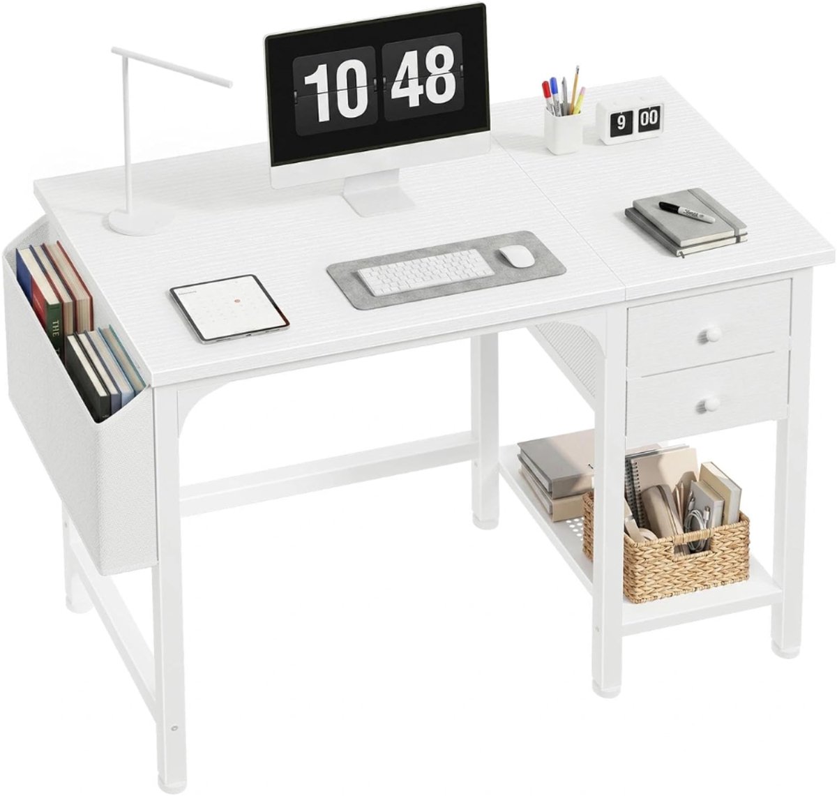 ZRNS® Kinderbureau - Met Laden - Bureau voor Kinderen - Schrijftafel - Computertafel - Wit