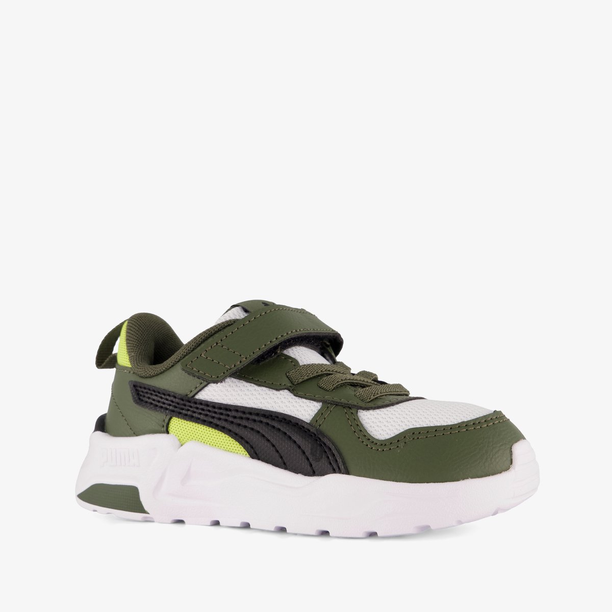 Puma Trinity 2 LT AC+ INF kinder sneakers – Uitneembare zool Groen