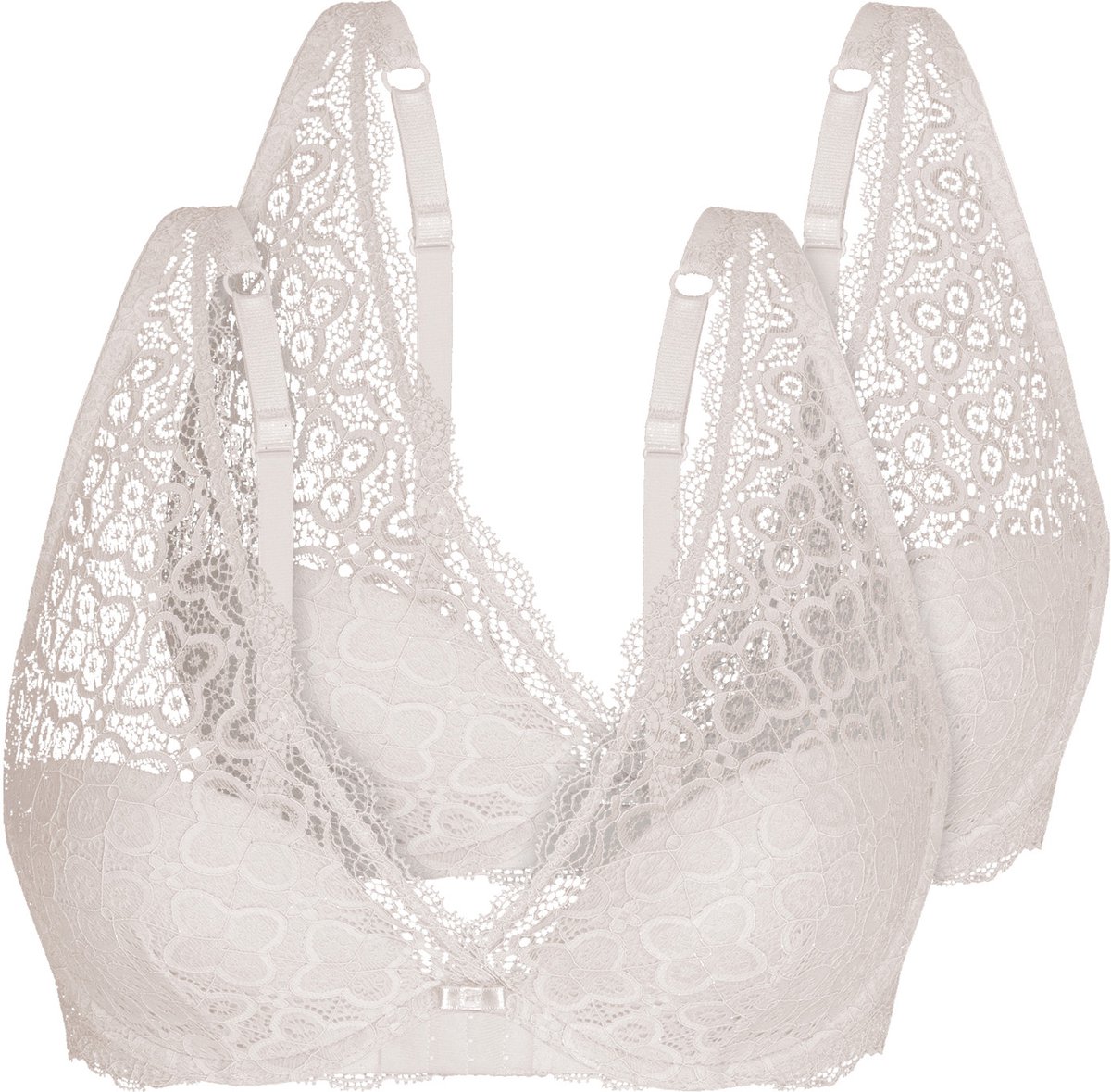 2-pack gewatteerde bh Happy Choice