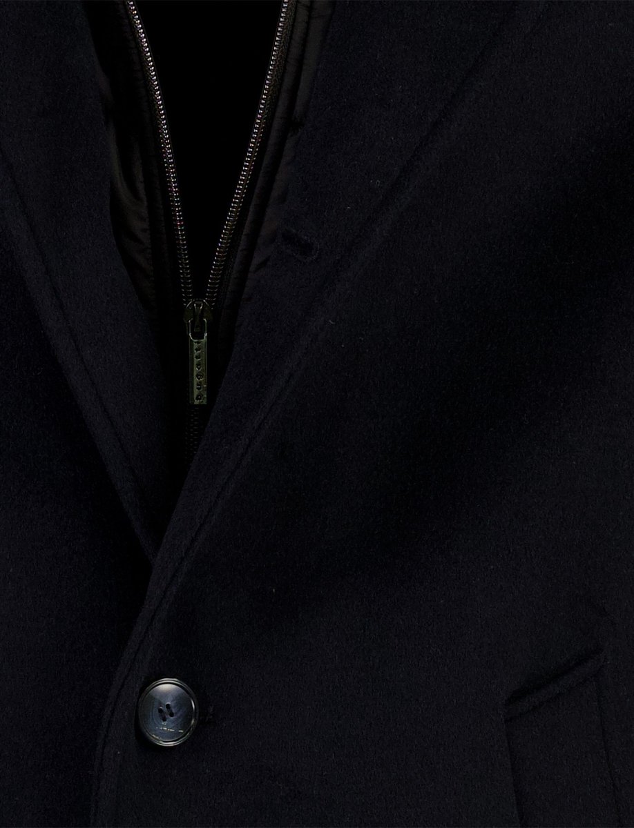 Bugatti winterjas donkerblauw