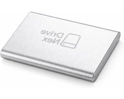Externe Harde Schijf - Draagbare SSD - Data Opslag - Plug & Play - 2 Terabyte - Zilver