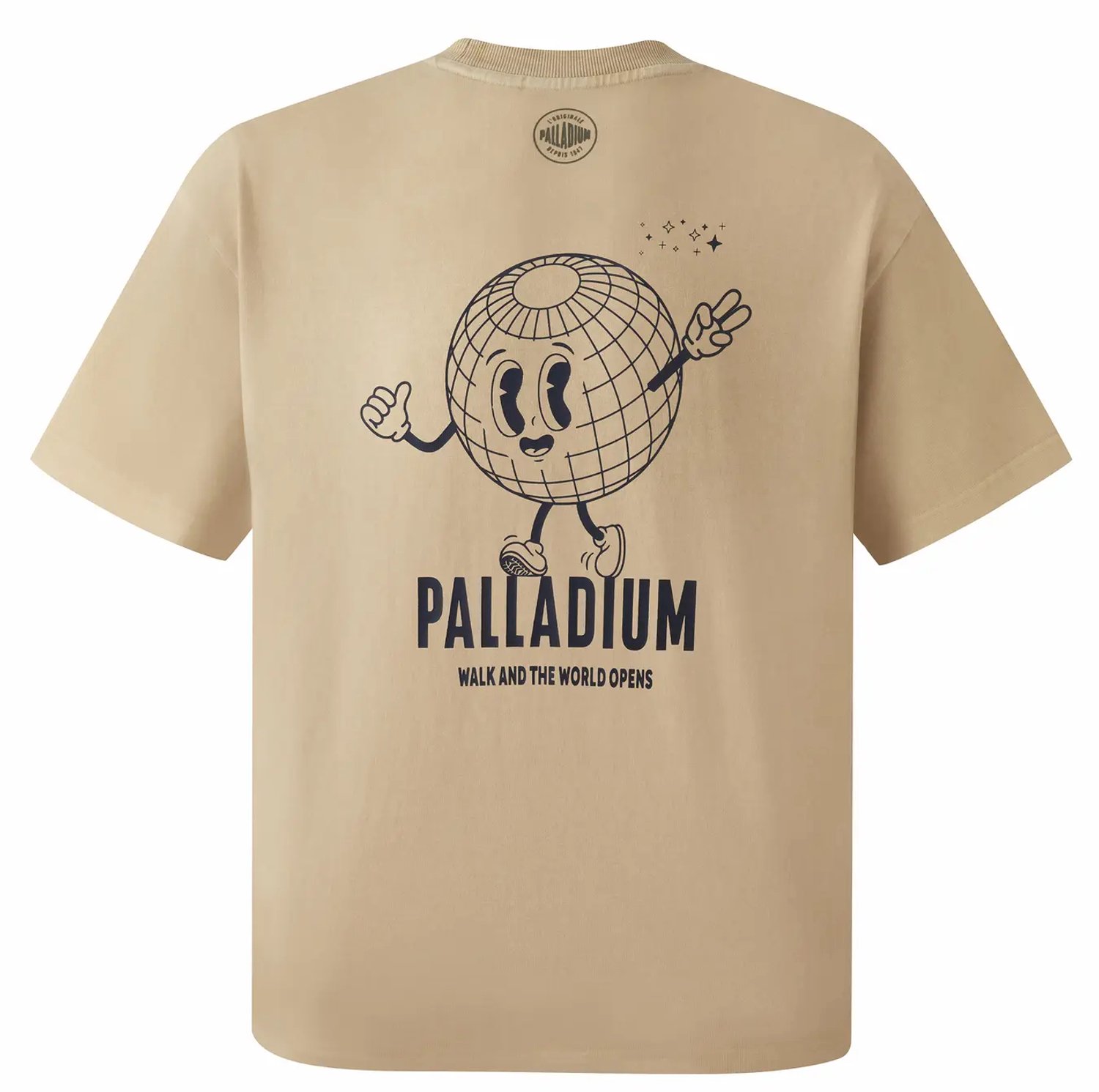 T-shirt Palladium Vintage 01 Geel
