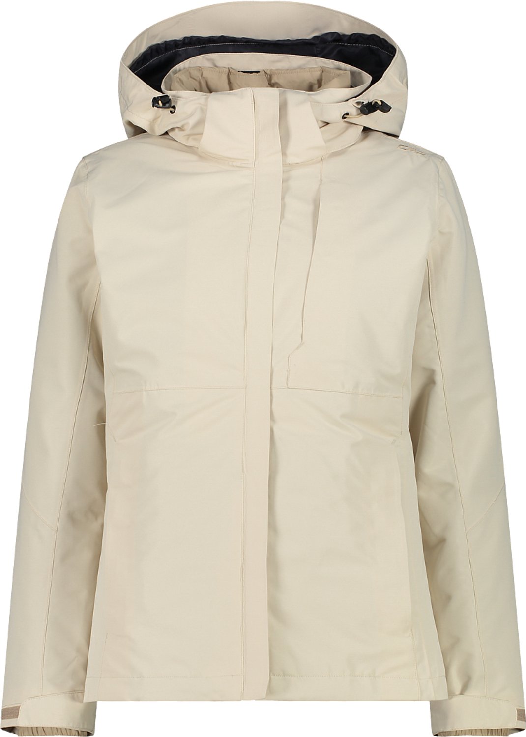 3-in-1 dames hoodie CMP Beige