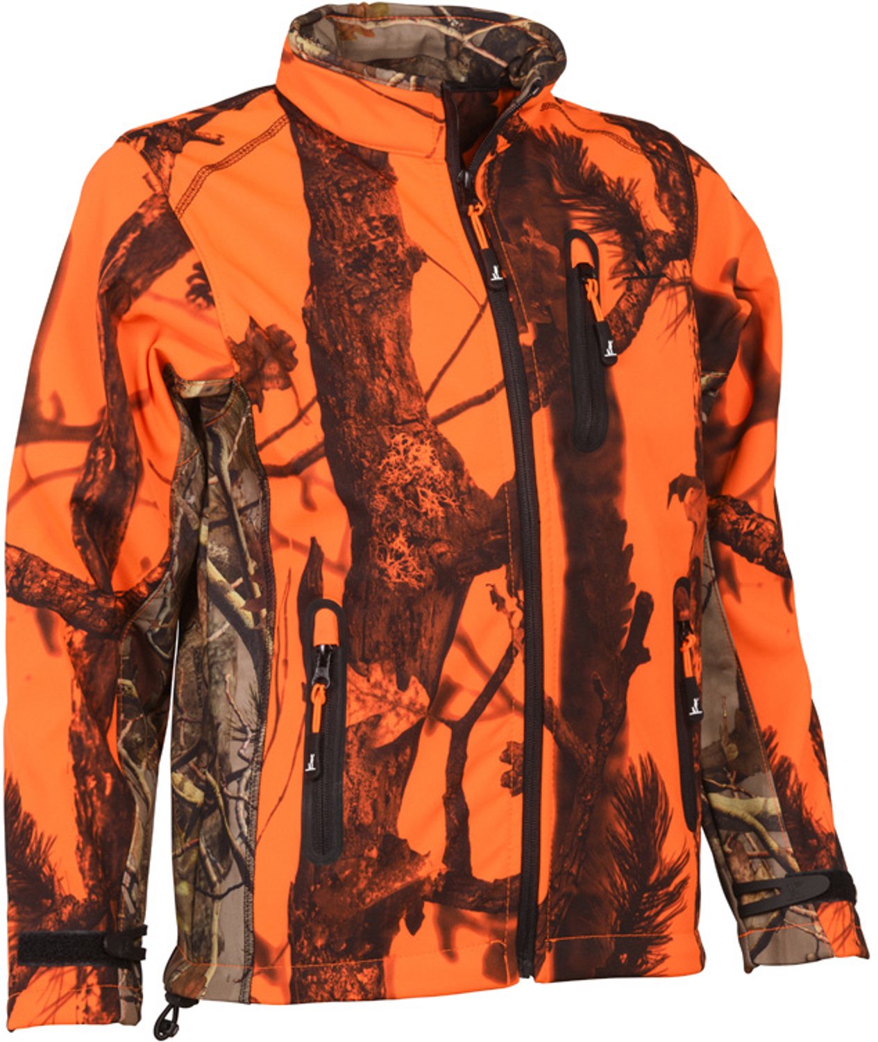 Waterdicht kinderjack PERCUSSION GhostCamo Zwart