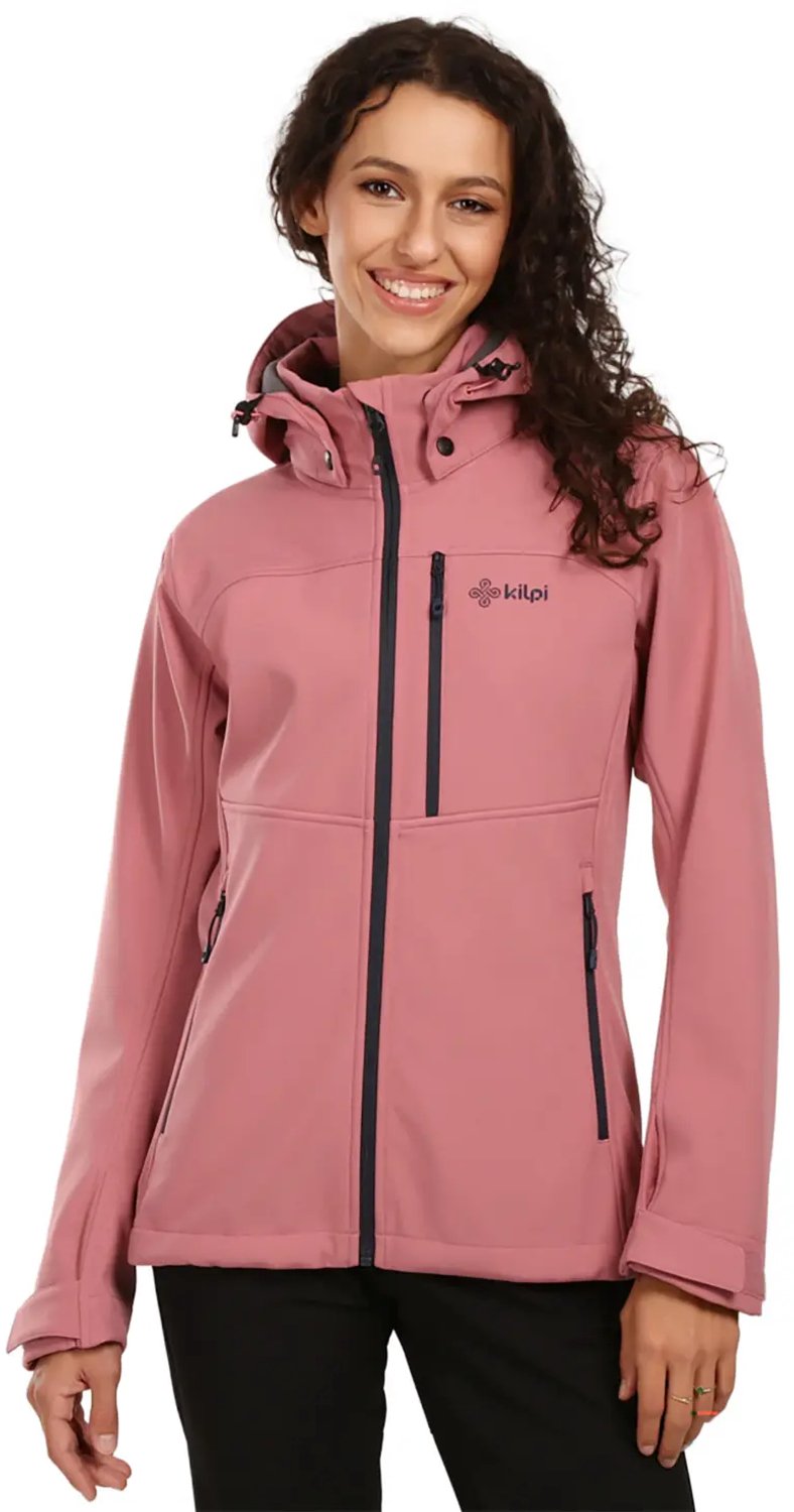 Dames wandeljack met capuchon Kilpi Ravia Roze