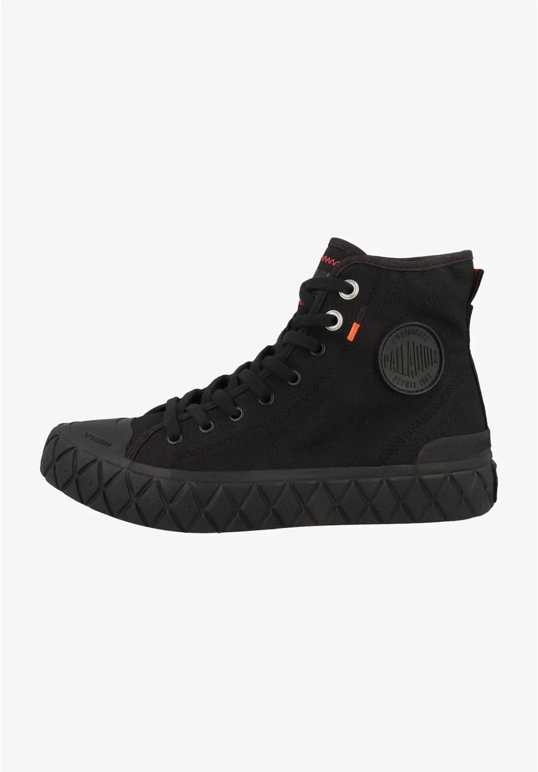 Laarzen Palladium Canvas Mid Zwart