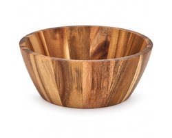 Saladekom Nora – Acaciahout – Ø 28 cm – Bruin