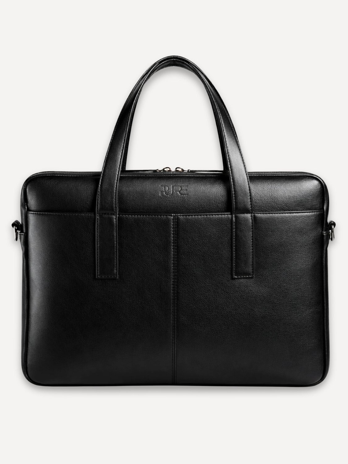 PURE Studios CAPELLA - Leren laptoptas 15,6 inch - Deep Black