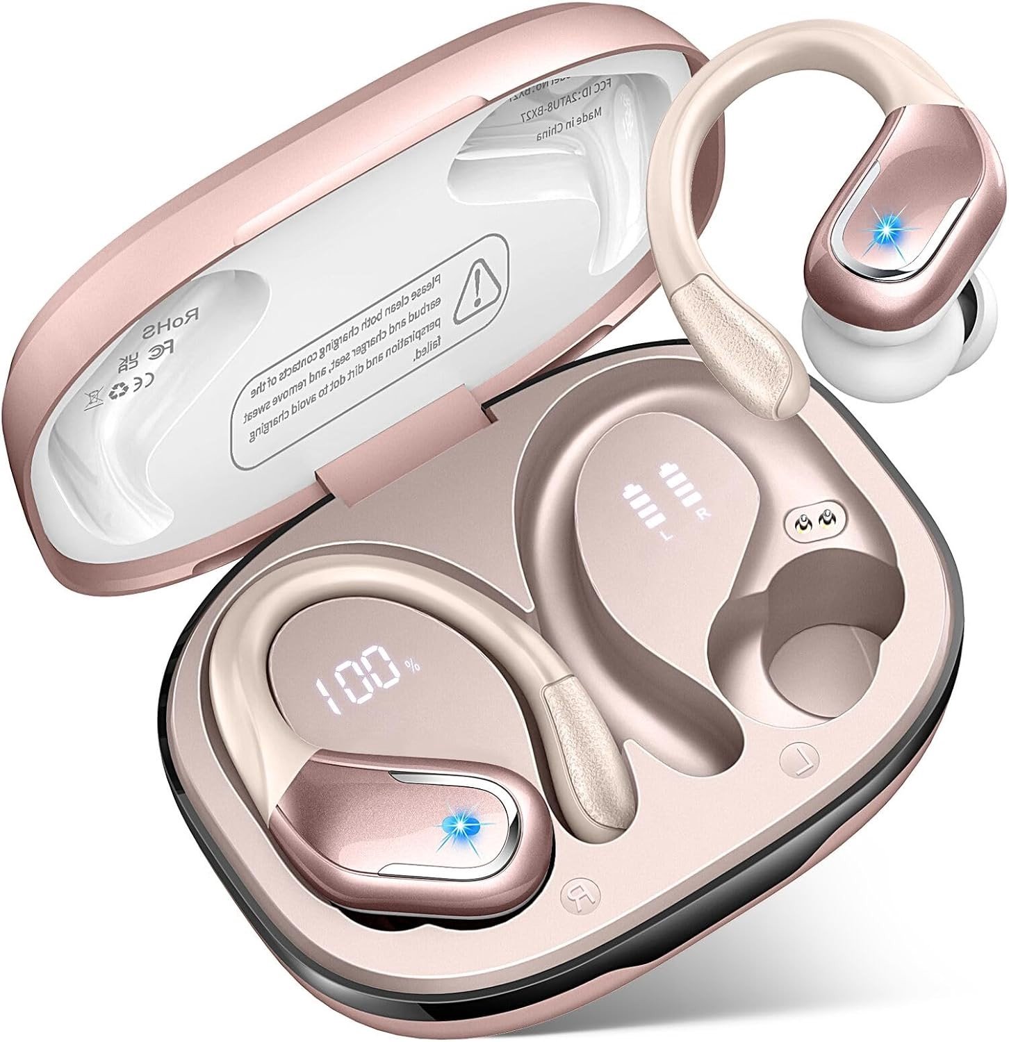 Draadloze Bluetooth-hoofdtelefoon - Multicolor - - Waterdicht met HD-Microfoon en Ruisonderdrukking