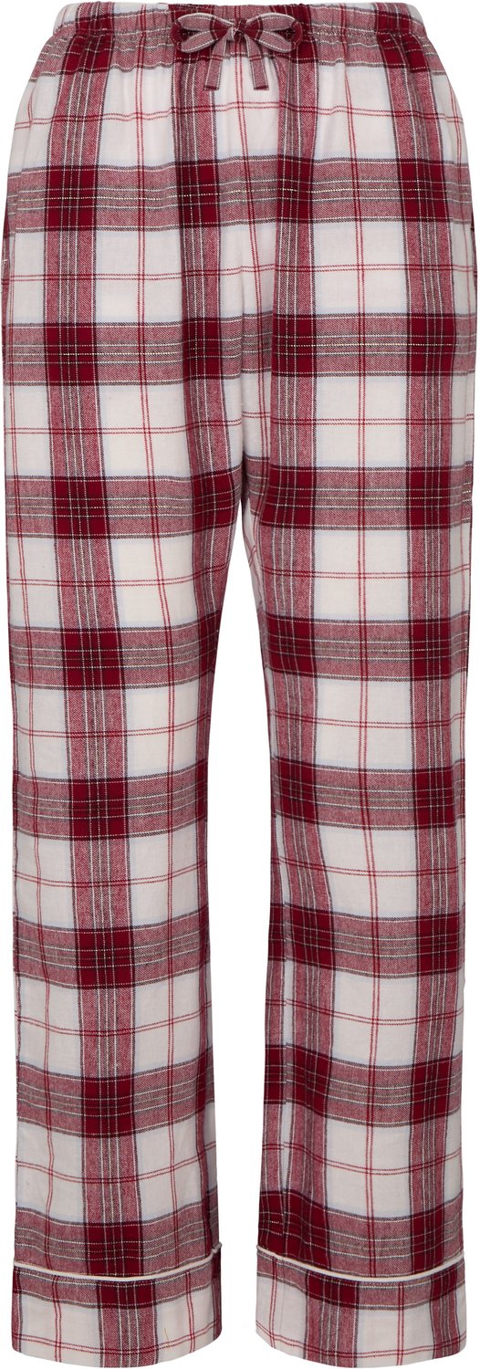 Hunkemöller Tall Pyjamabroek Flanel Wit