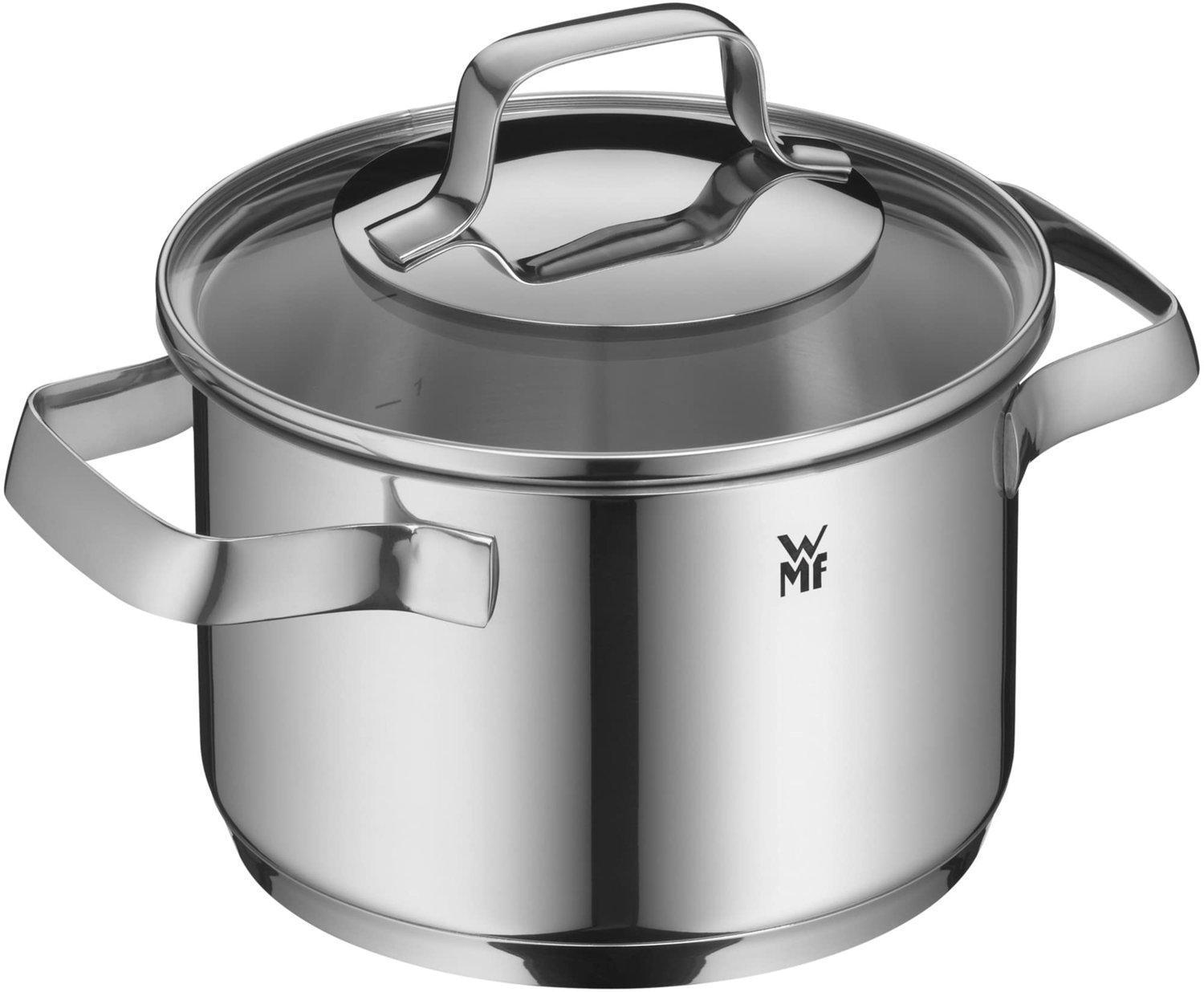 WMF Belmonte Pannetje 16 cm met Glazen Deksel - Inductie