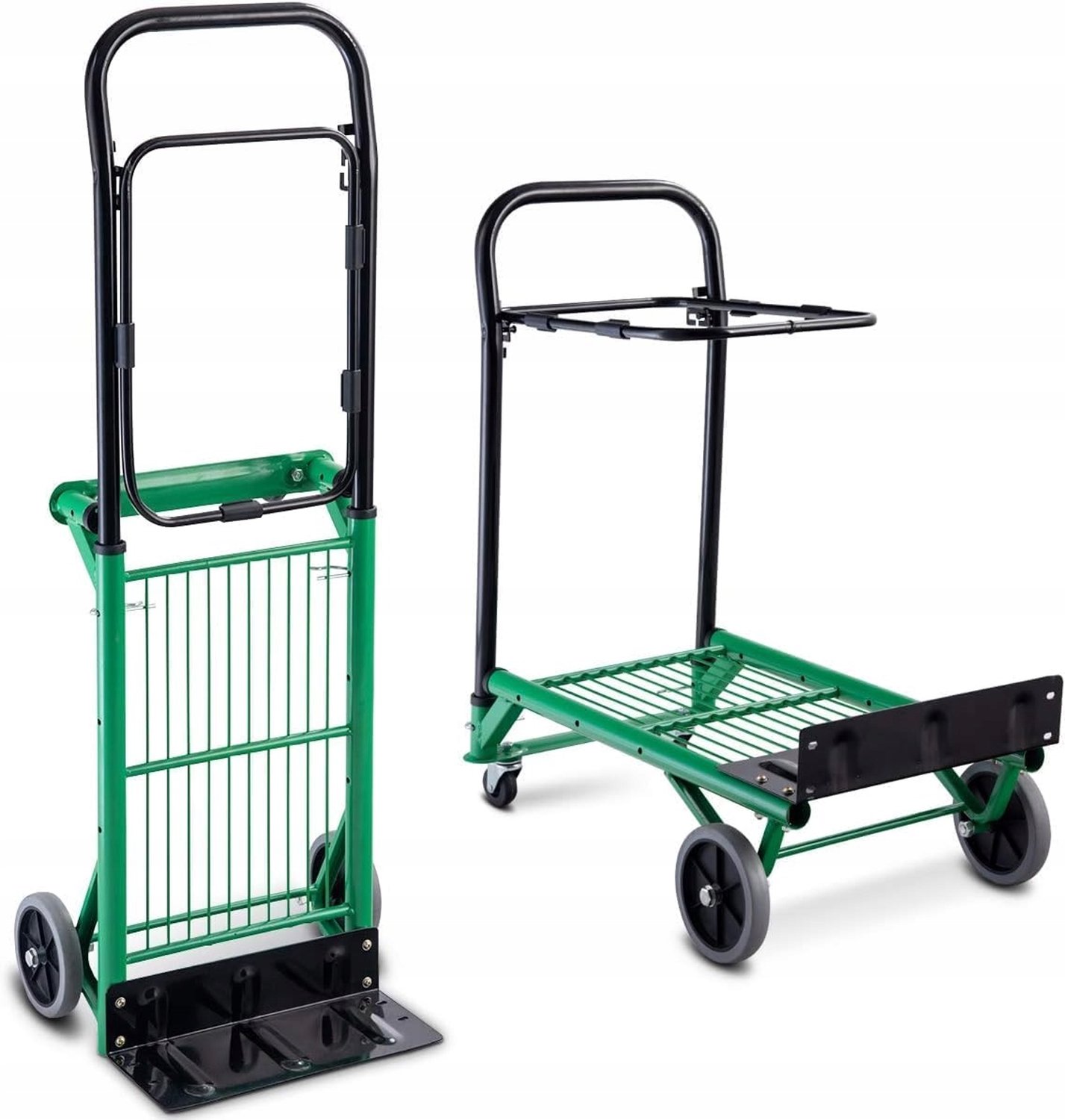 Merkloos 2-in-1 Transportkar & Kruiwagen, 90kg, Verstelbaar