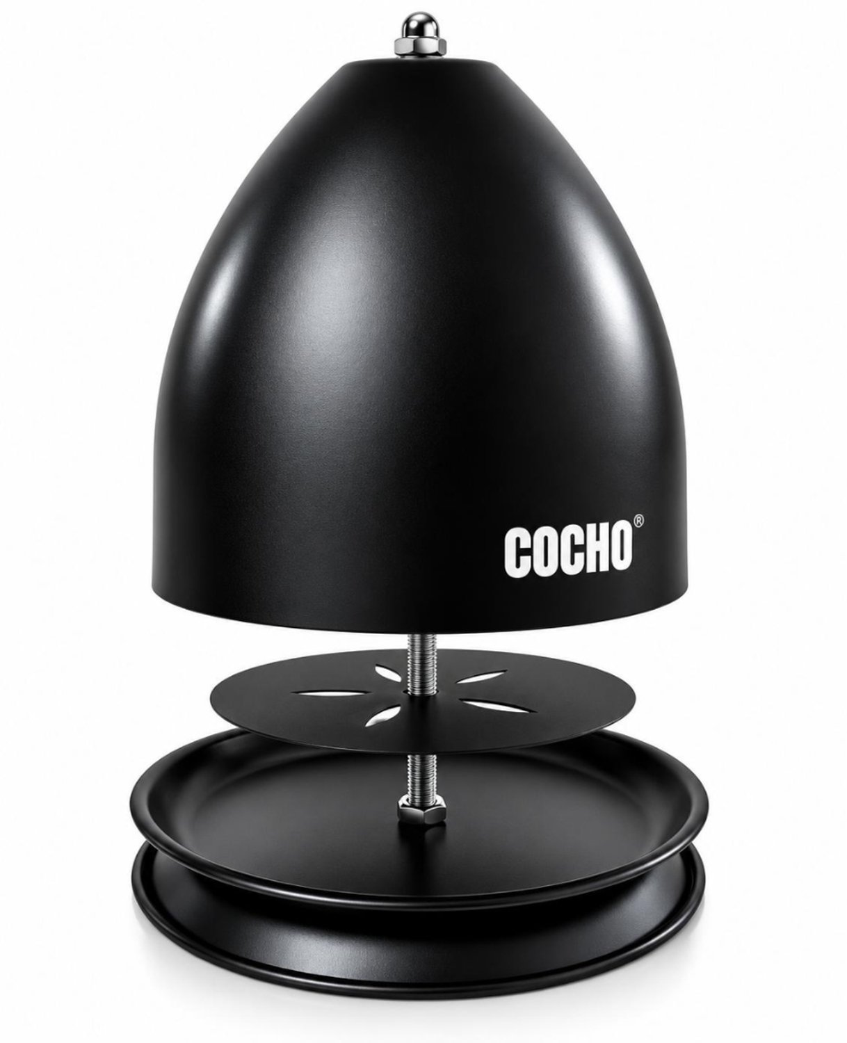 COCHO Compacte Kaarsverwarmer – Stijlvol, Efficiënt & Sfeervol - Verwarming zonder stroom - Duurzame Kachel - Waxinelichtje - Kaarshouder