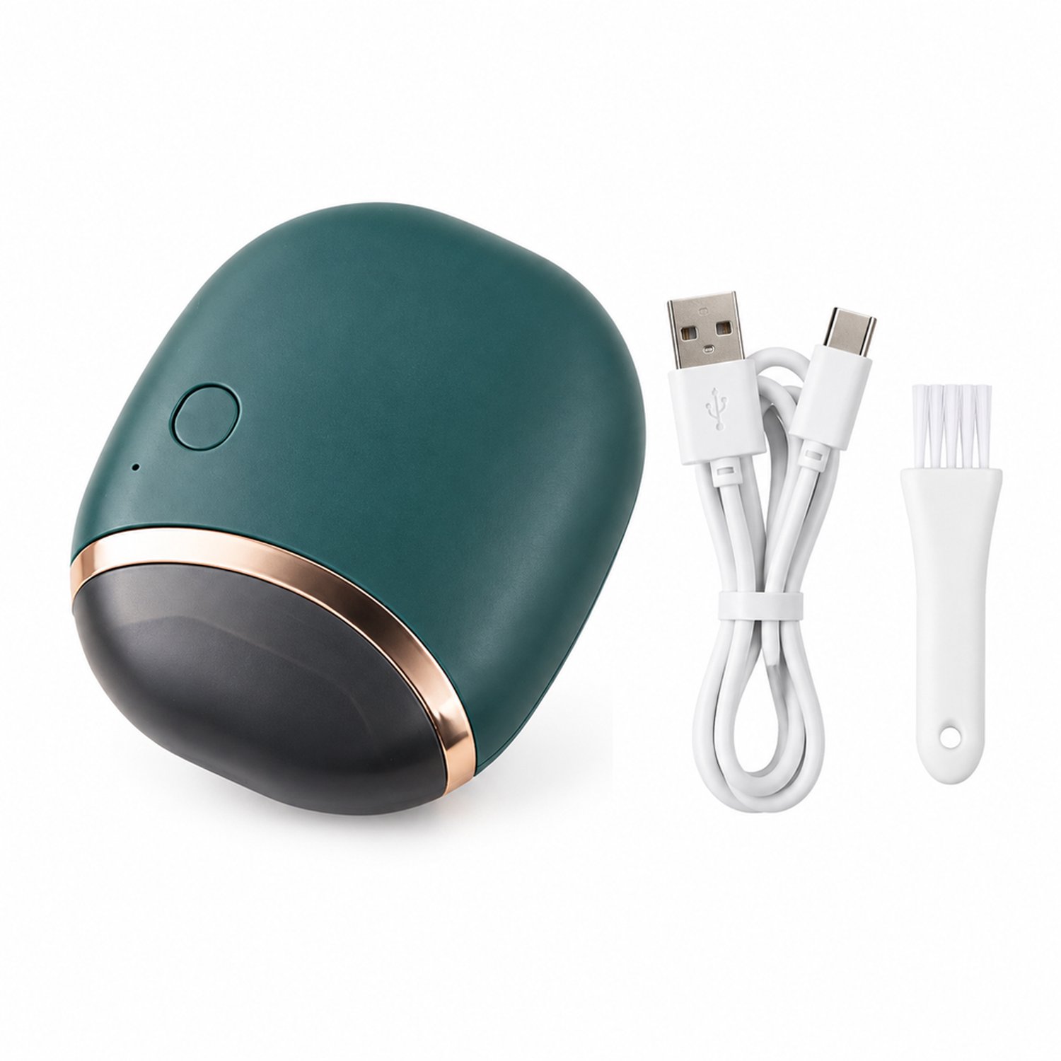 Elektrische nagelknipper - 3 snelheden - USB-oplaadbaar - voor thuisgebruik - met apparaat, USB-kabel en borstel