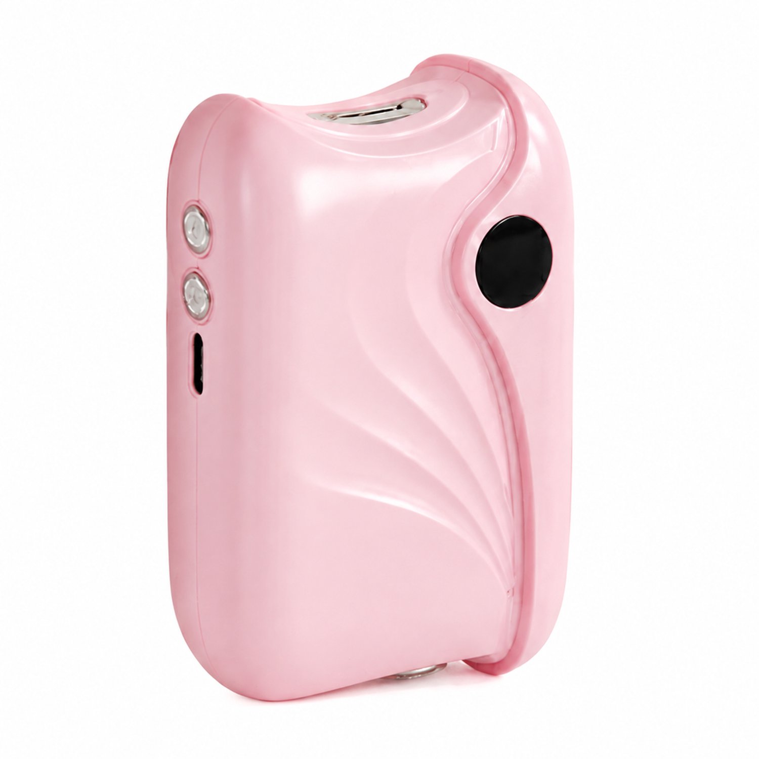 elektrische nagelknipper - automatisch vijlen en polijsten - ontwerp tegen beknelling - voor thuisgebruik - roze Engelstalige verpakking