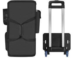 Draagbare Opbergtas Trolleytas - Zwart Polyester - 60 x 40 x 25 cm - Voor PartyBox 110 En Sony SRS-XP500 - Beschermhoes Speaker