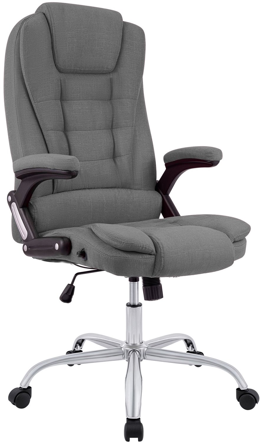 Luxe Comfort Monza 0043 bureaustoel - stof - grijs