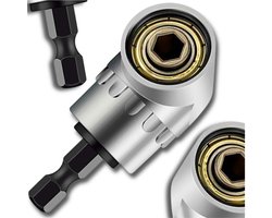Hoekadapter 1/4" HEX voor Schroef- en Boormachines - Moeilijk Bereikbare Plekken