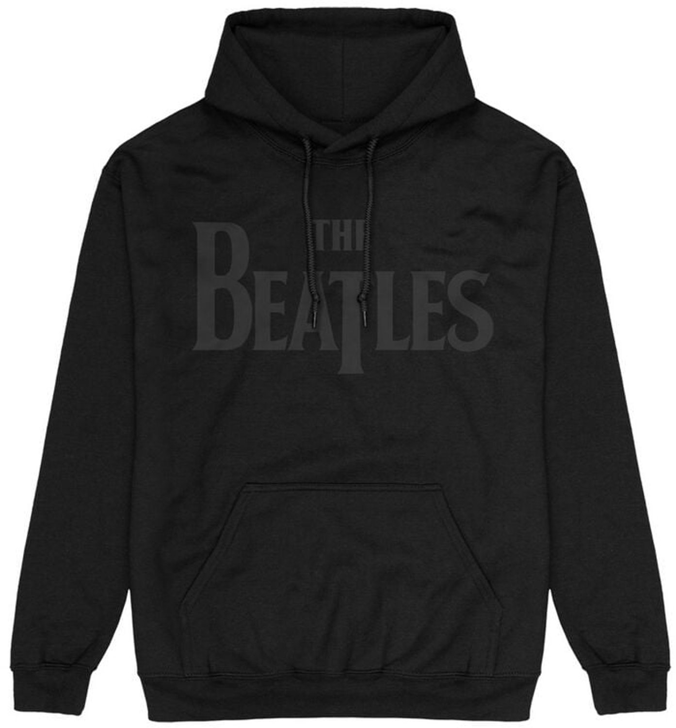 Beatles Logo Heren Trui met capuchon - zwart - 3XL