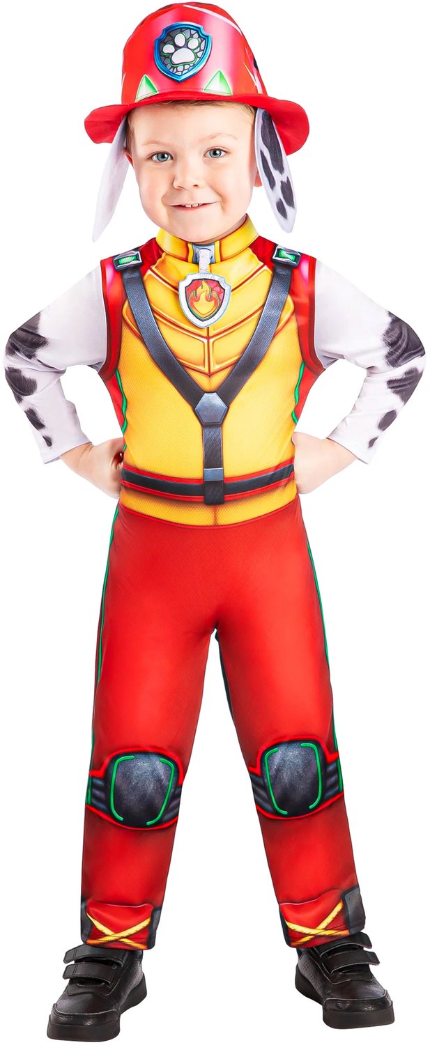 RUBIES NL - Marshall Paw Patrol Dino Movie kostuum voor kinderen - 92/104 (3-4 jaar)