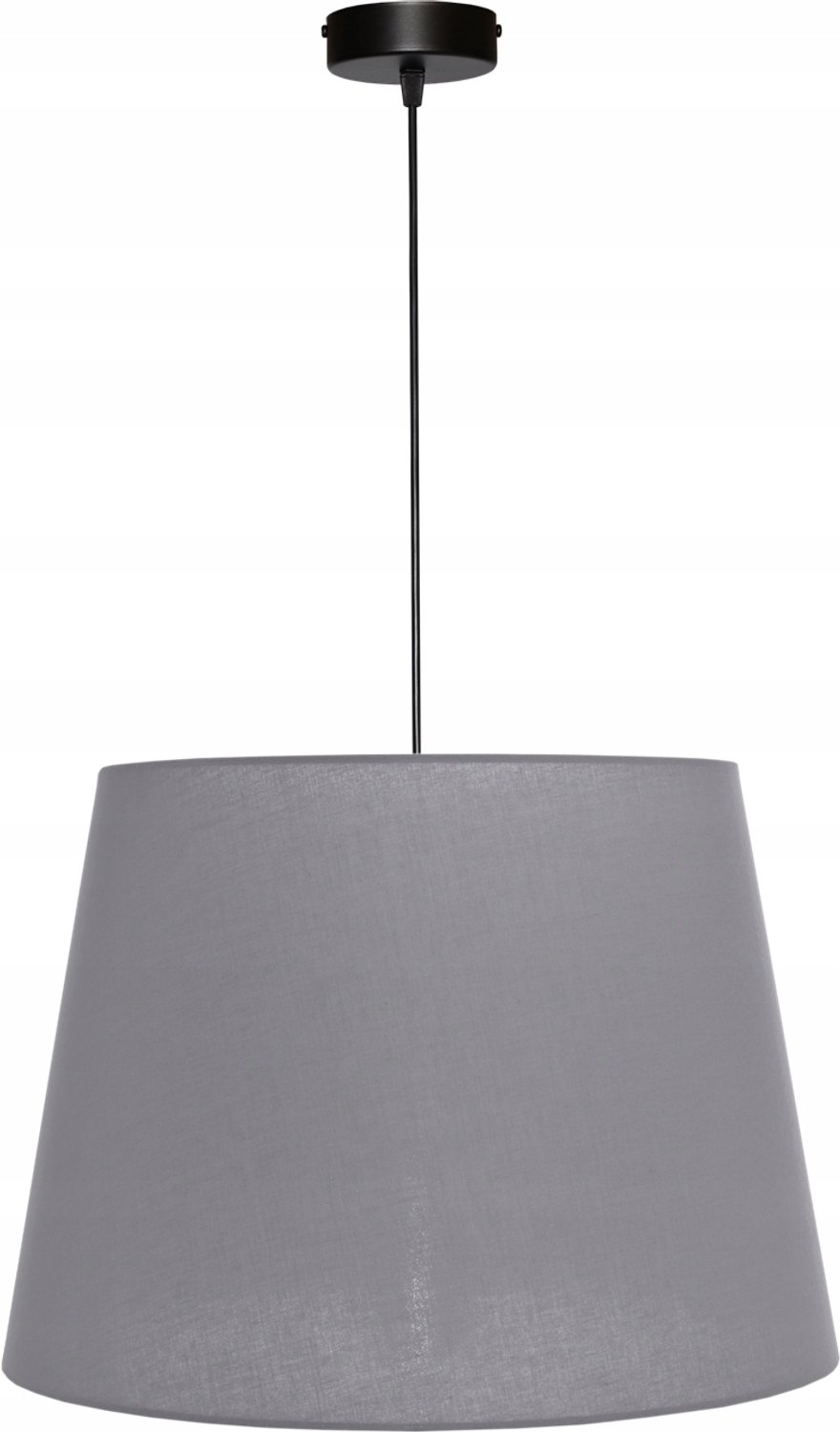Hanglamp Kegel E27 Vuilgrijs Katoen 30x40cm - Stijlvolle Sfeerverlichting