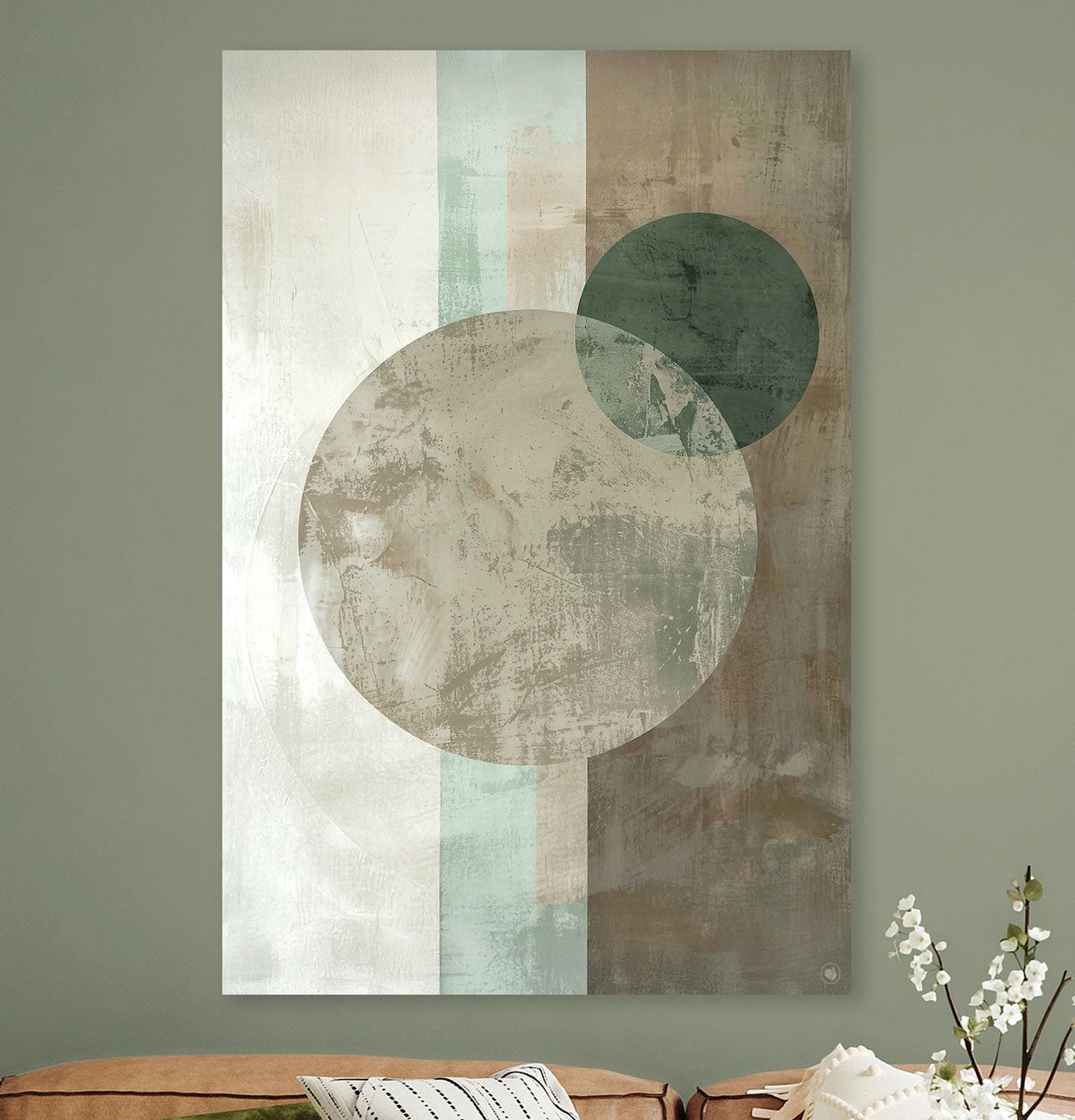HIP ORGNL Balanced Shoji - Wanddecoratie Abstract Japandi - 100x150 cm