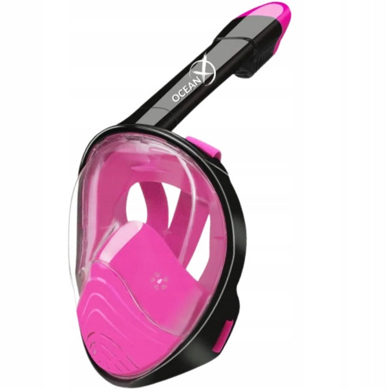 Volledig gezichtsmasker snorkelmasker voor kinderen - Rood XS