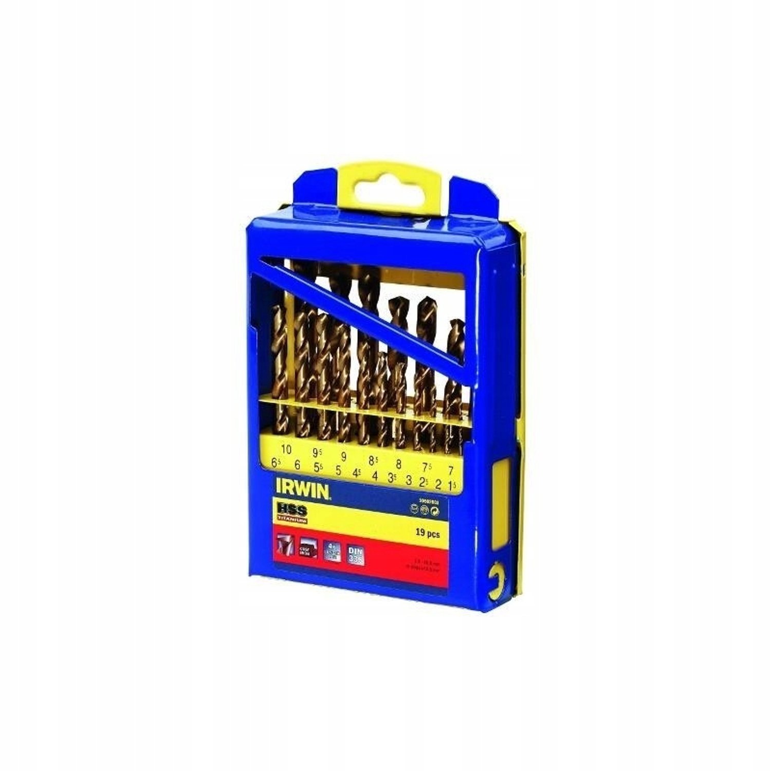 IRWIN HSS-Pro Titanium metaalboren set 1-10mm, 19 stuks