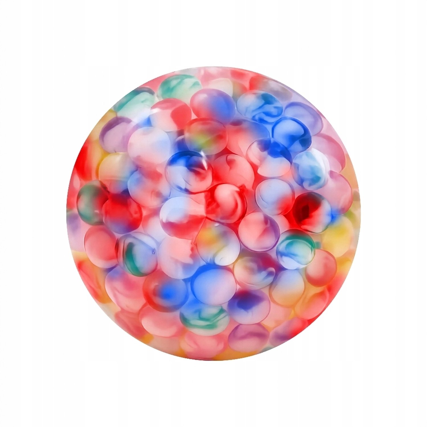 Merkloze LED Sensorische Bal met Kulejes - 9,5 cm