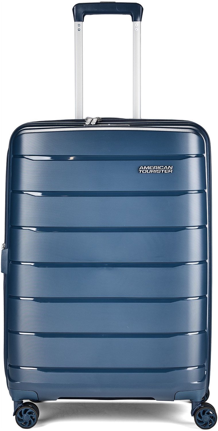 American Tourister trolley Summer Pop Spinner 66 / 24 EXP TSA Trolley Navy Blue donkerblauw