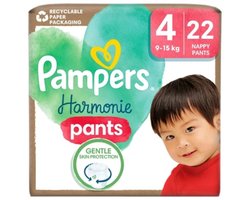 Pampers Harmonie Luierbroekjes Maat 4 (9-15kg) 22 stuks
