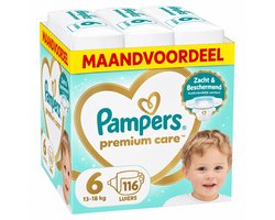 Pampers Premium Care Luiers Maat 6 (13-18kg) 116 stuks