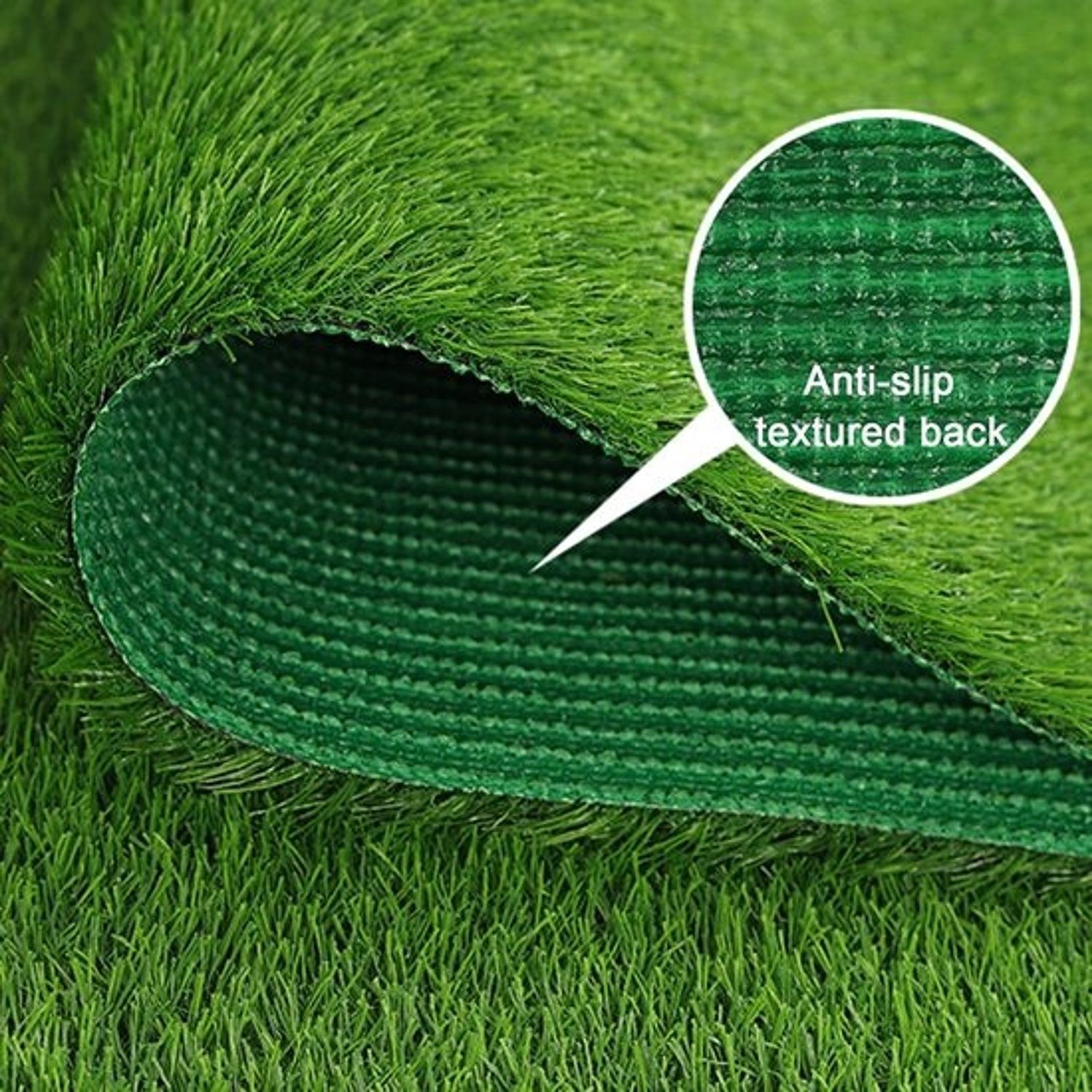 Kunstgrasgazonmat - Nepgrastapijt - Tuindecoratie - UV- en weerbestendig - 150 x 400 cm - Groen