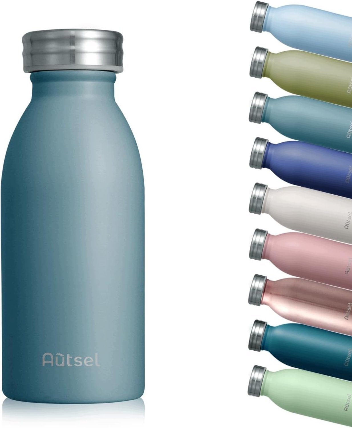RVS Waterfles 350ml - Dubbelwandig Geïsoleerd, Lekvrij