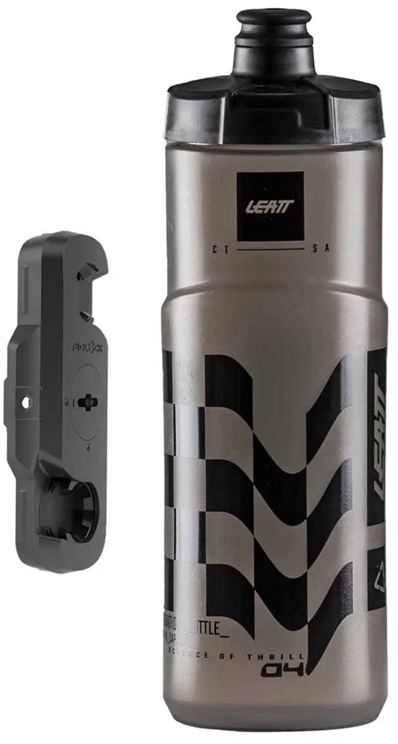 Leatt Duovalve Fidlock Bike Base 600ml Bidon Zilver