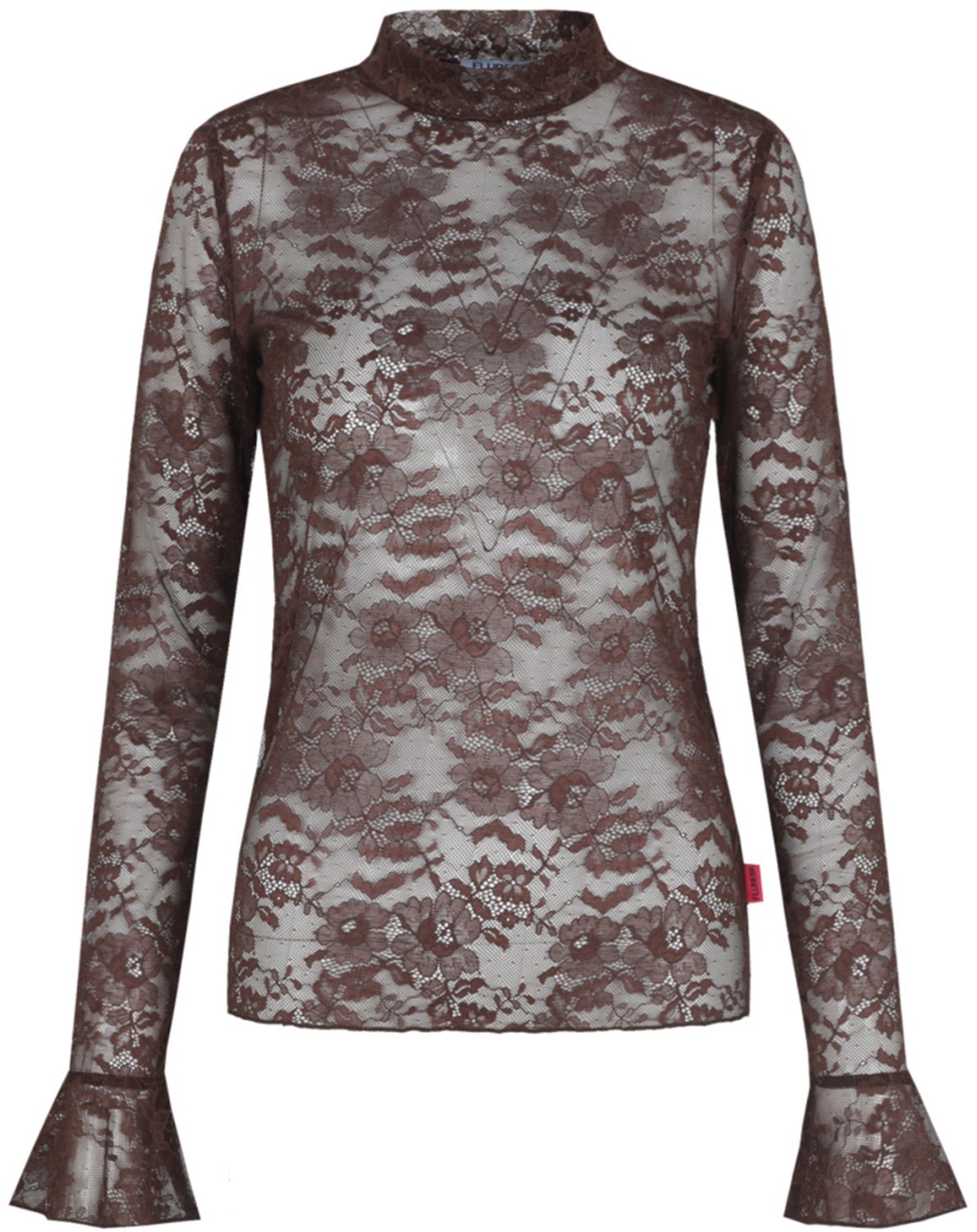 Fluresk Top Haily Top 26wzf19 514 Dark Chocolate Dames Maat - 36