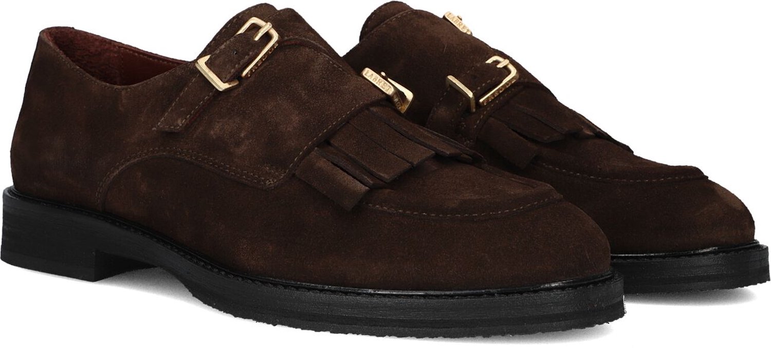 Fred De La Bretoniere - PARIS JAY Shoe Suede Dark Brown - Maat 41