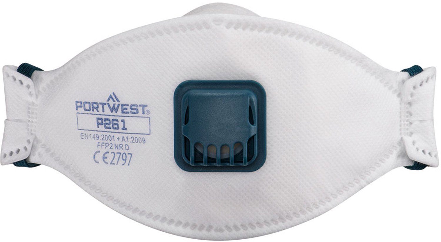 Portwest P261 FFP2 Halfmasker met Ventiel - Wit