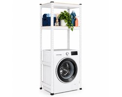 Wasmachine rek - 150 x 70 x 40 cm - wit
