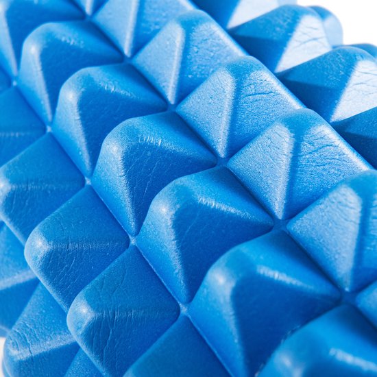 Taurus Foamroller Blauw - Massagerol - Fasciarol- Fitnessroller - Rol - Pilates - Met noppen van Taurus — afbeelding 3