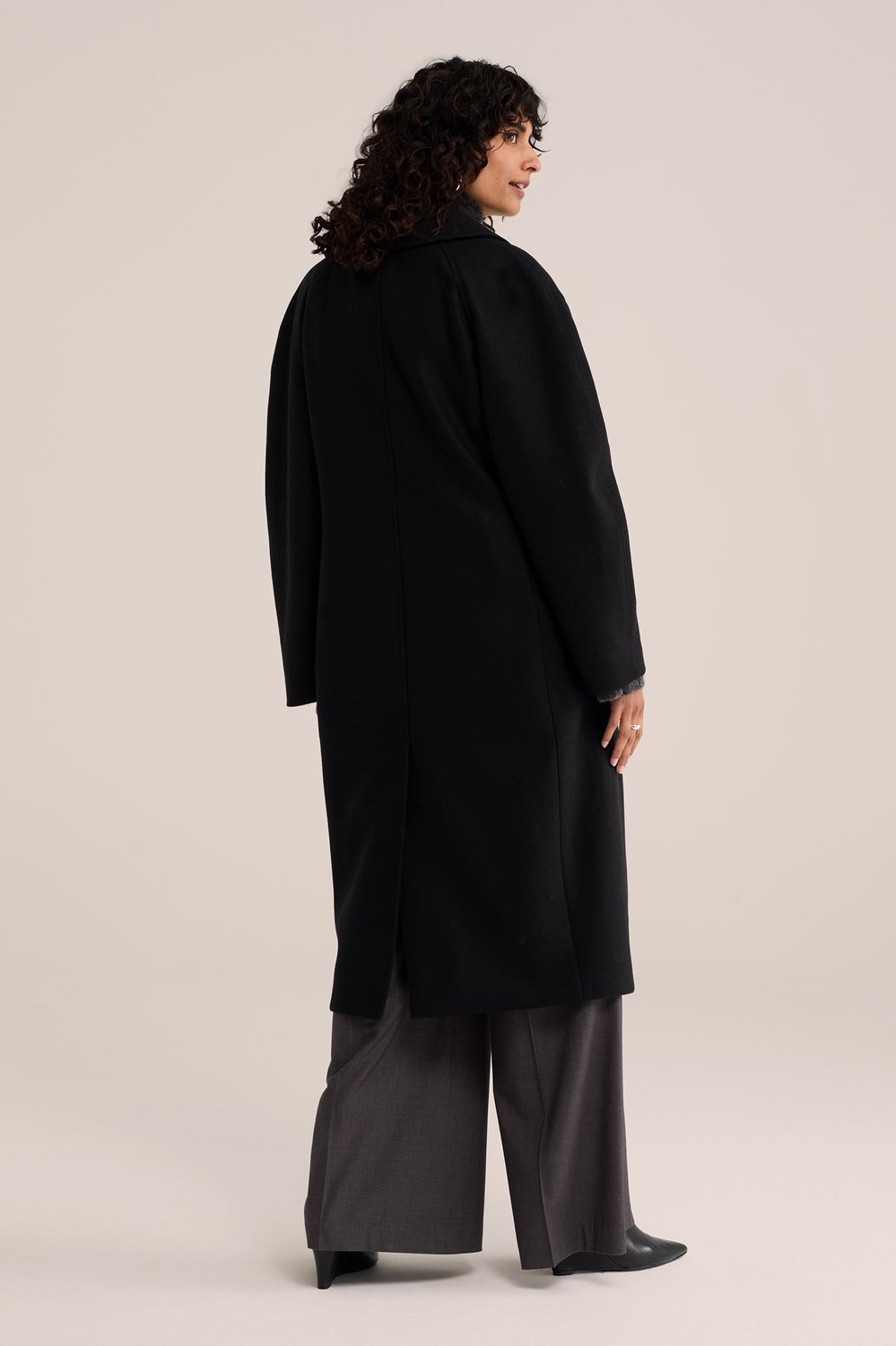 WE Fashion Dames jas van wolmix