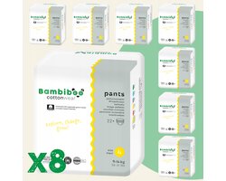 Bambiboo Maxi 4 Luierbroekjes Cottonwear 9-14kg - 8x22 stuks