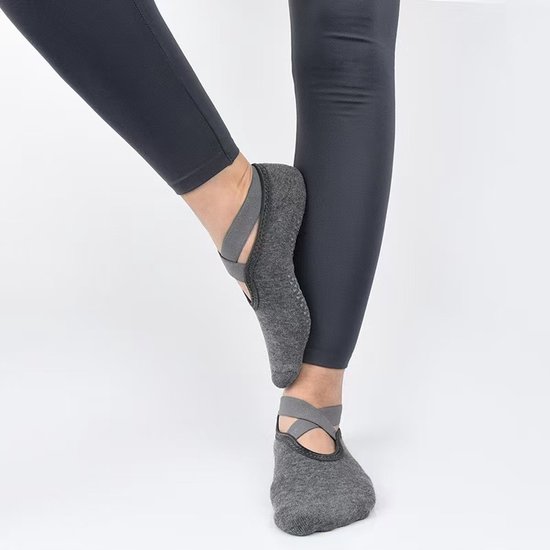 Dames Antislip Sokken voor Yoga, Pilates & Fitness - 5 Paar — afbeelding 4