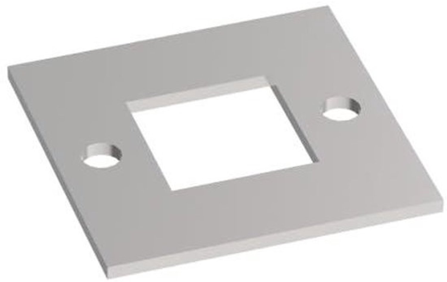 Vloerplaat - roestvrij staal - Lasbare bodemplaat - Balustrade bevestigen - Roestvrij staal V2A - 92x92 mm - Zilver