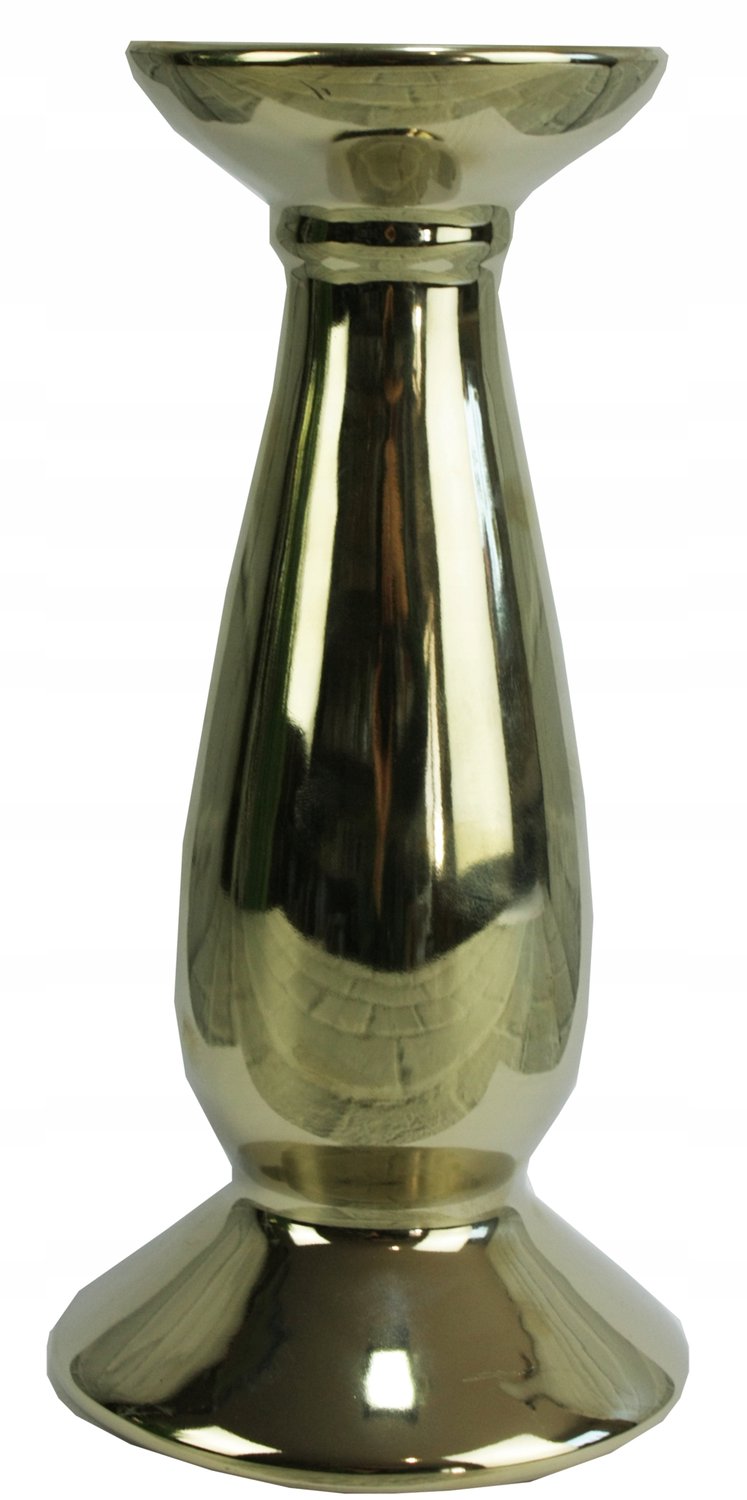 Gouden Keramische Kandelaar Polnix 32 cm - Elegante Woondecoratie