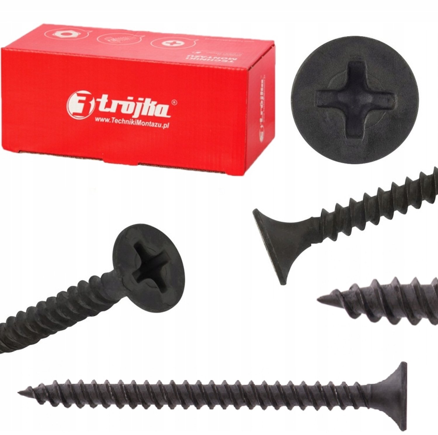Fosfaat Wkręty do Metal/Gips-Karton 3.5x55mm | 500 Stuks